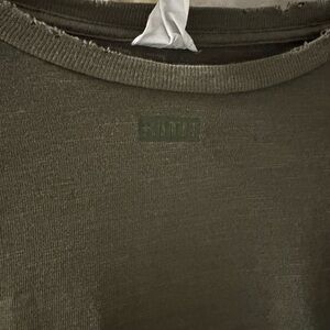 2 long sleeve tees kith, green & gray